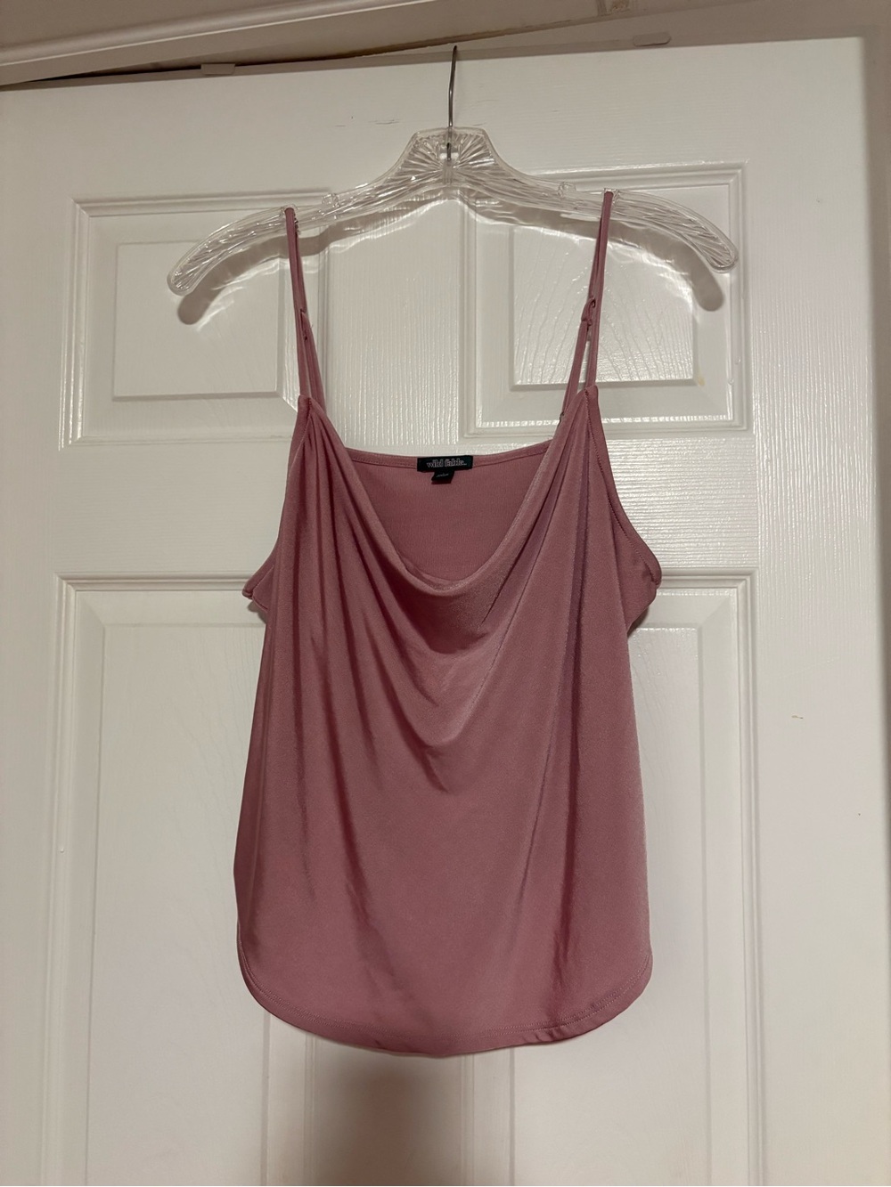 wild fable Dusty Rose Cowl Neck Spaghetti Strap Camisole